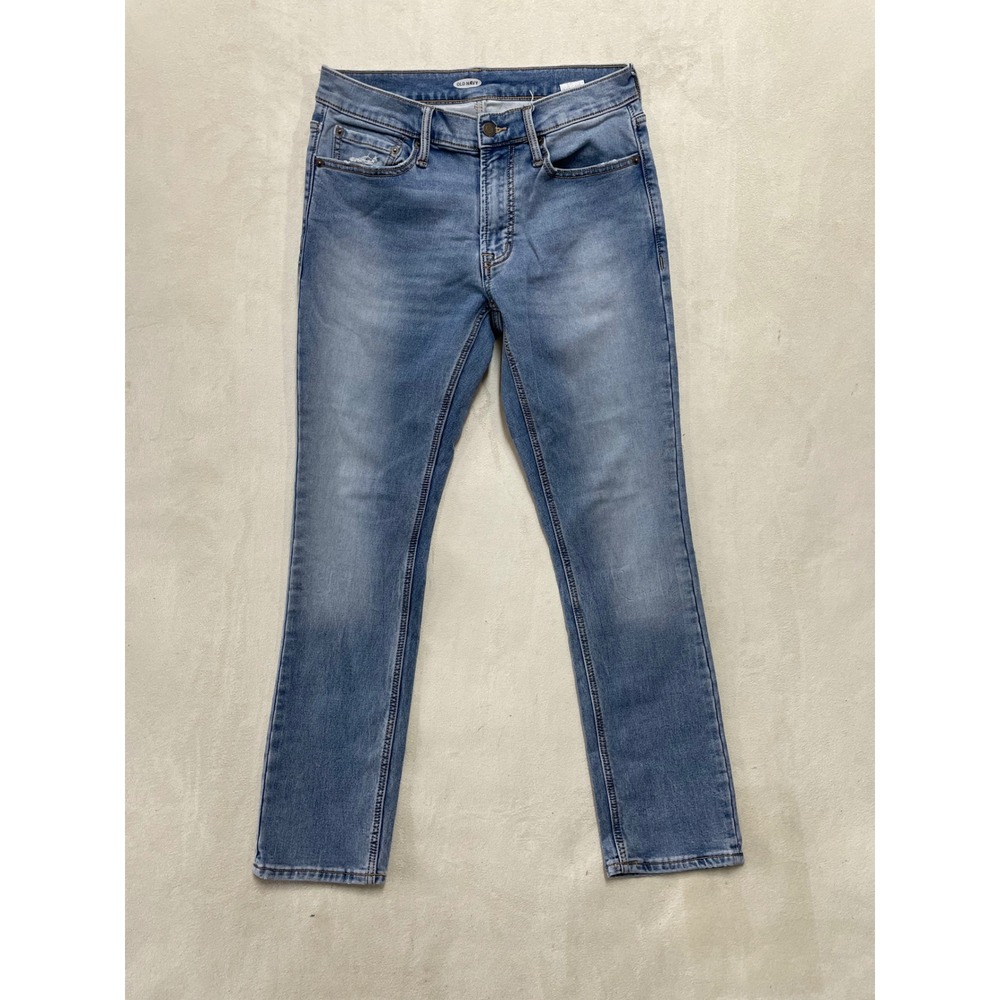 Old Navy Mens Slim Fit Jeans 30x30 Medium Wash Blue Stretch Denim Pants